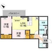 メルヴェーユの間取り画像