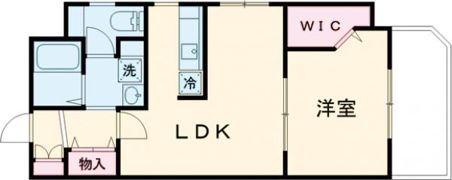 西蟹屋K.Kビルの間取り画像
