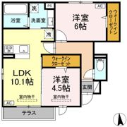 遊眠あがのの間取り画像