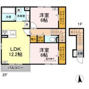 遊眠あがのの間取り画像
