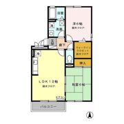 ハイネスサカシタ Bの間取り画像