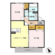 HeightsDの間取り画像