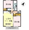 アルカディア D棟の間取り画像