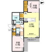 D-residence東五百住町の間取り画像