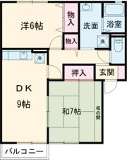 クラスターコートの間取り画像