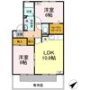 リバーポートあき A棟の間取り画像