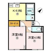 プレジール三島の間取り画像