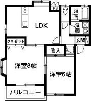 パーク・アヴェニューBの間取り画像