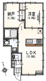 La R?sidence Chicの間取り画像