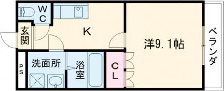 ボンヌールの間取り画像