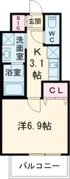 ウェルスクエア茨木駅前の間取り画像