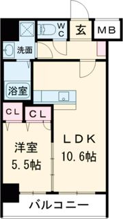 （仮称）九州共立大前マンションの間取り画像