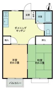フォブールホロニックAの間取り画像