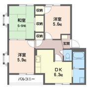 オークスAの間取り画像