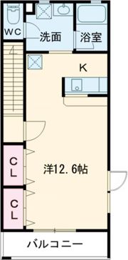 フジパレス高見の里Ⅱ番館の間取り画像