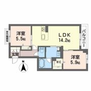ラ・パルテール旭川 11番館の間取り画像