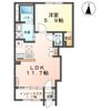 リバレイン南川の間取り画像