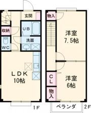 プレシードパークⅡの間取り画像