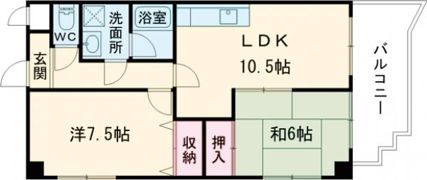 ルナパルクの間取り画像