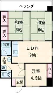 延命寺マンションの間取り画像