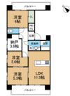 新屋敷ピアッツァビルの間取り画像