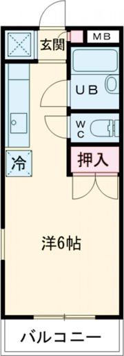 グローリーコートの間取り画像