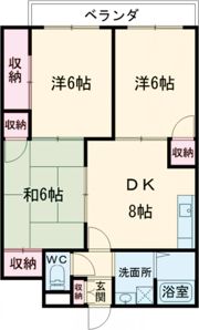 マンション川崎の間取り画像