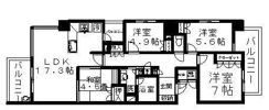 グランドメゾン静岡 ザ タワーの間取り画像