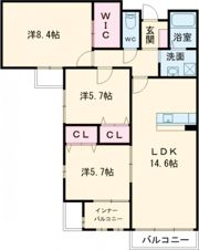 メゾン ド ラペの間取り画像