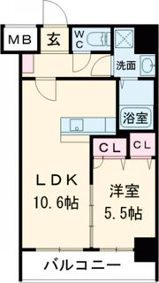 （仮称）九州共立大前マンションの間取り画像