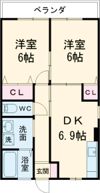 ハイムフローラの間取り画像