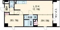 プレステージ12番館の間取り画像