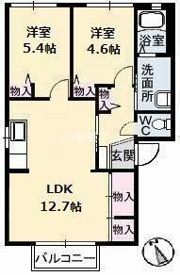 ディアスいちまる C棟の間取り画像