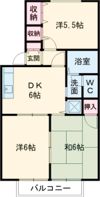シャルマンイワイの間取り画像