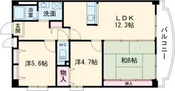 メゾンドール姫路英賀保の間取り画像