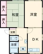 シティーハイム辻2の間取り画像