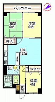 日商岩井光町ハイツの間取り画像