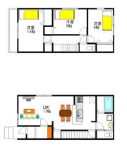 新河岸戸建の間取り画像
