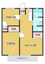 ハイツ片山の間取り画像