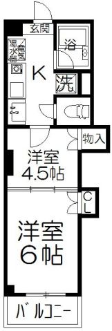 レジデンスカープ大宮の間取り画像