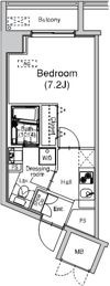 プラウドフラット仙川の間取り画像