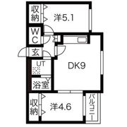 メニーズコート美園の間取り画像