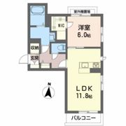シャーメゾンベレオ 文の間取り画像