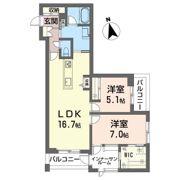 ヴィオラ・ボヌールの間取り画像