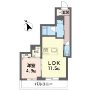 ザ グランド 自治医大の間取り画像