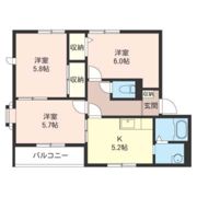 サミー タウン Eの間取り画像