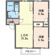 イーグルハイツAの間取り画像