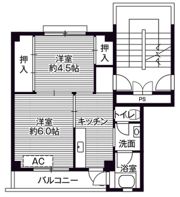 ビレッジハウス向田1号棟の間取り画像