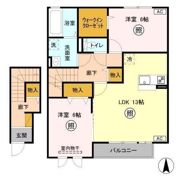 サンセールTKN Bの間取り画像