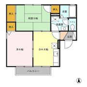 ジュピターズ A/Bの間取り画像